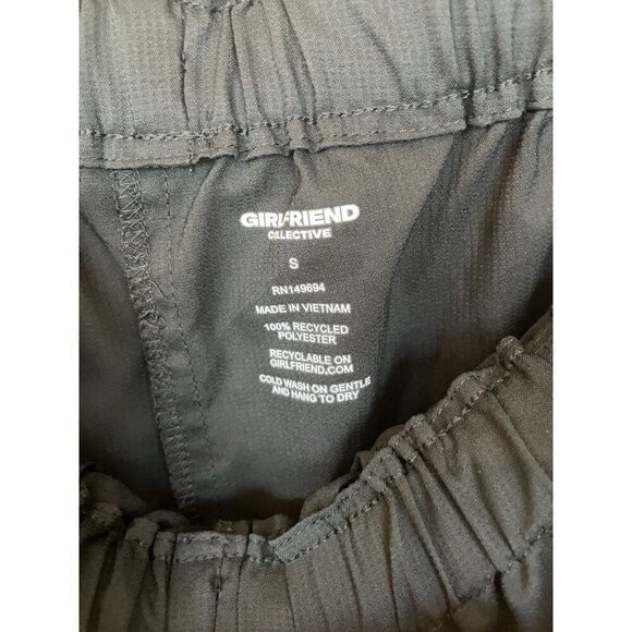 Girlfriend Collective Cora Front Pockets Paperbag Shorts, UPF 50+ Small, Hike - Picture 9 of 9